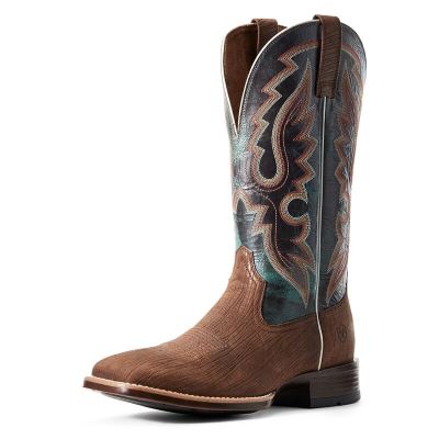 Ariat Barton Ultra Koyu Kahverengi Western Csizma Erkek (31284-482)